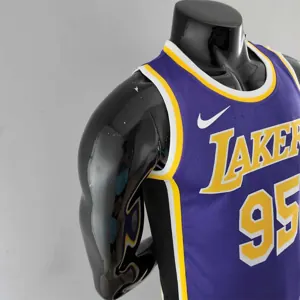 TOSCANO #95 Los Angeles Lakers Purple NBA Jersey 7