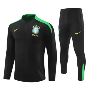 2024 Brazil Long Sleeve Training Suit Football Shirts