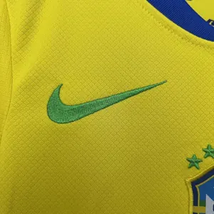 2025 Brazil Home Kid Kits Youth Apparels AAAAJersey Wholesale Yupoo 7