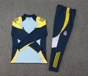 24-25 Real Madrid Long Sleeve Training Suit Football Shirts 1