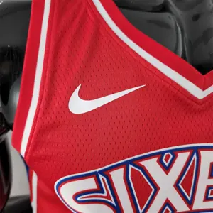 Rookie Philadelphia 76ers Iverson #3 red NBA Jersey 3