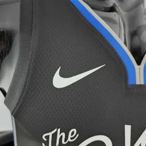 2020 POOLE#3 Warriors City Edition Black &amp; Grey NBA Jersey 8