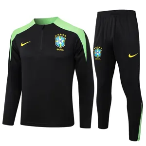 2024 Brazil Long Sleeve Training Suit Football Shirts