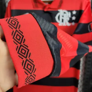 94-95 Flamengo Home Retro Kit Long Sleeve Vintage Shirt Football AAAAJersey Supplier 3