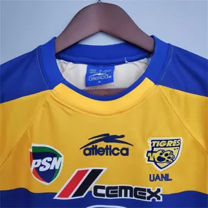 01-02 Tigres UANL Home Retro Kit Soccer Jerseys Yupoo 4