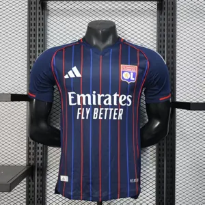 25-26 Lyon Away Kit Player Version Black Shirt Sport AAAAJersey Yupoo