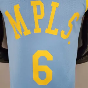 2021 James#6 Lakers Minneapolis Edition Blue 6