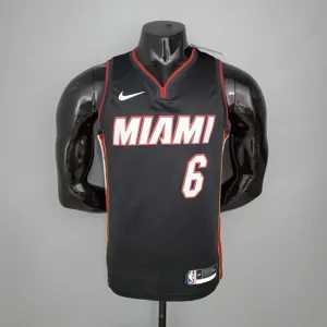 Miami Heat JAMES#6 Black