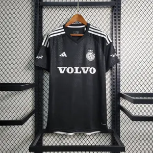 23-24 Maccabi Black away size S-4XL Soccer Jersey