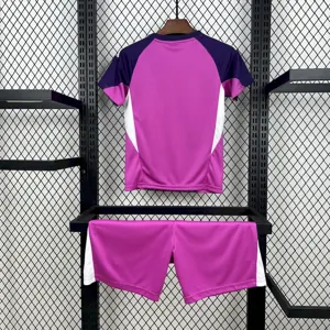 25-26 Real Madrid Purple Goalkeeper Kid Kits Youth Apparels AAAAJersey Wholesale Yupoo 1