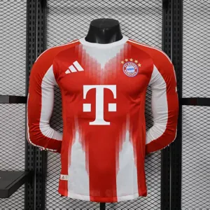 25-26 Bayern Munich Home Kit Player Version Soccer Long Sleeve AAAAJersey Yupoo