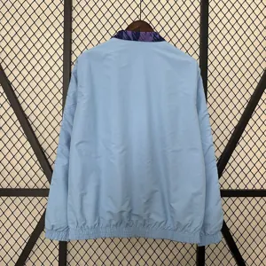 2024 Argentina Blue and Purple Reversible Windbreaker Double-Sides Jacket Football Replicas Yup 10