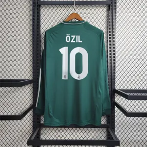 12-13 Real Madrid green third away long sleeve 4