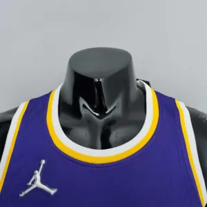 75th Anniversary Anthony #7 Los Angeles Lakers Jordan Purple NBA Jersey 8