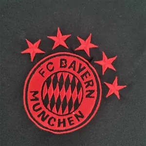 22-23 Bayern training suit blackred edge 5