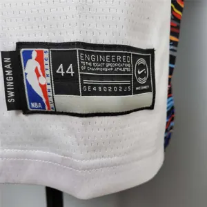 Durant #7 Brooklyn Nets City version white 7
