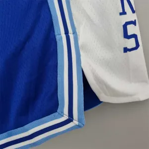 75th Anniversary Los Angeles Lakers Blue NBA Shorts 8