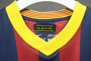 13-14 Barcelona Home Retro Kit Vintage Player Version Sino Shirt AAAAJersey Dropship Yupoo 1