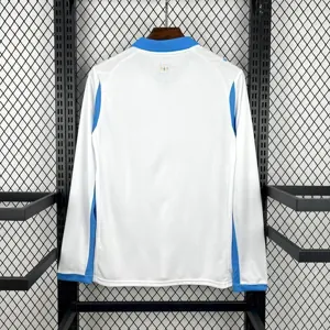 25-26 Marseille Home Kit Football Long Sleeve T-Shirt AAAAJersey Supply Yupoo 1