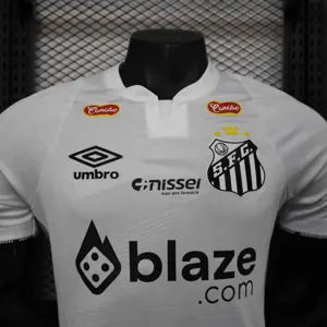 24-25 Santos Home All Sponsor Kit Player Version Shirt AAAAJersey Supplier Yupoo 6