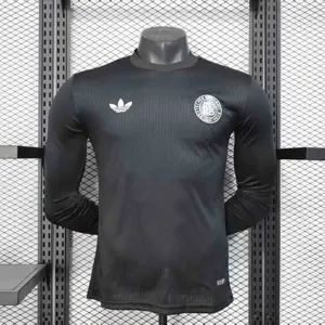 2025 Germany 125th Anniversary Black Long Sleeve Kit Player Version Shirt AAAAJersey Supply Yup
