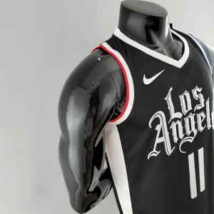WALL#11 Los Angeles Clippers Black NBA jersey 9