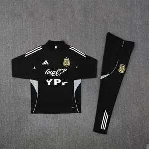 25-26 Argentina Blue Training Kits Long Football Tracksuits 1