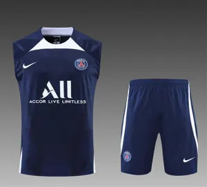 22-23 PSG vest training suit kit dark blue 4