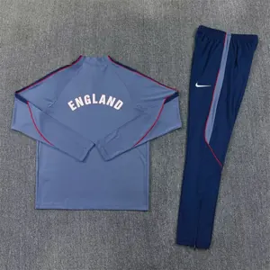 2026 England Mens Kit Grey Half Pull Training Suit Yupoo 7 2