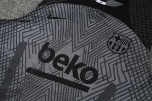 22-23 Barcelona vest training suit kit grey 1