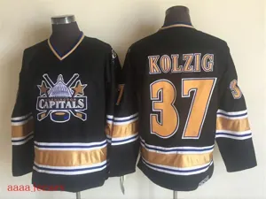 Washington Capitals retro ice hockey jersey M-3XL 华盛顿首都队复古冰球服