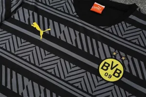 22-23 Dortmund Training Suit Short Sleeve Kit Grey 3