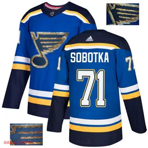 2018 St. Louis Blues ice hockey jersey M-3XL 圣路易蓝调队时尚亮片款冰球服 26