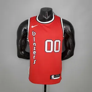 ANTHONY#00 Trail Blazers Retro Red