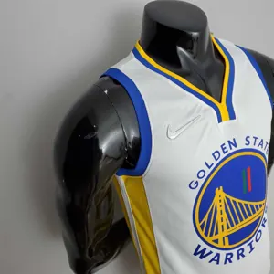 75th Anniversary Golden State Warriors Thompson #11 Mexico Edition White NBA Jersey 8