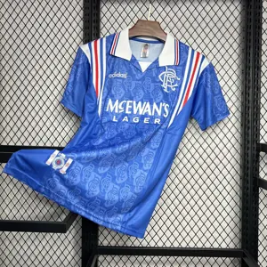 96-97 Rangers Home Retro Kit Vintage Shirt Sport AAAAJersey Yupoo 6