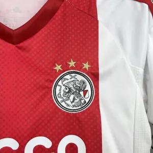 25-26 Ajax Home Kid Kits Youth Apparels Soccer AAAAJersey Yupoo 6