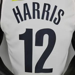 HARRIS#12 Brooklyn Nets white 4
