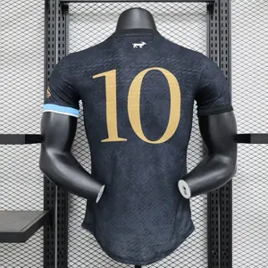 2023 Argentina Special Edition Black Messi #10 Player Version S-XXL Cheap Soccer Jerseys