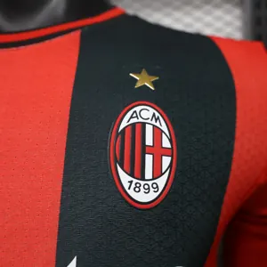 26-27 AC Milan Mens Home Kit Player Version Football Long Sleeve T-Shirt AAAAJersey Wholesale Yupoo 6