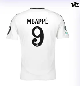24-25 Real Madrid Home Kit Player Version Shirt With All Kind of Badges Soccer AAAAJerseys Yupo 21
