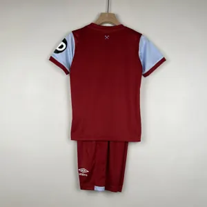 23-24 Kids West Ham United Home Size 16-28 Soccer Jersey 4