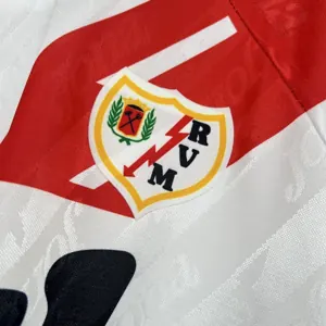 94-95 Rayo Vallecano Home Retro Kit Vintage Shirt AAAAJersey Supply Yupoo 2