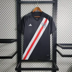 23-24 River Plate Black S-XXL Cheap Soccer Jerseys