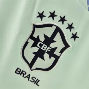 2022 Brazil training suit light green 4