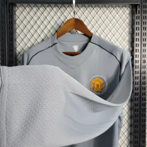 07-08 Manchester United gray goalkeeper Long Sleeve 7