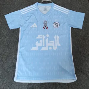 2025 Algeria Blue Special Edition Kit Soccer T-Shirt AAAAJersey Supply Yupoo