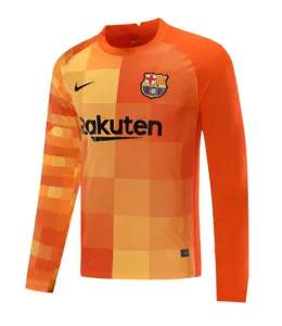 21-22 Barcelona orange goalkeeper long sleeve 15