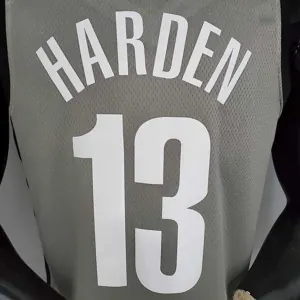 Harden#13 Brooklyn Nets City Edition Gray 5