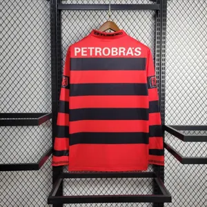 94-95 Flamengo Home Retro Kit Long Sleeve Vintage Shirt Football AAAAJersey Supplier 8